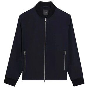 Theory Men's TRL Bomber Jacket - Black Foundation Twill - Large
